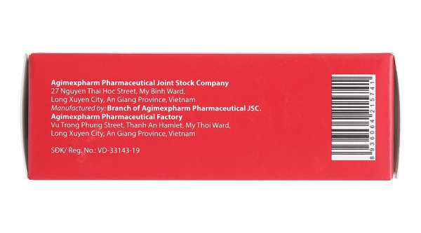 Agdicerin 50mg trị thoái hóa khớp tác dụng chậm (3 vỉ x 10 viên)