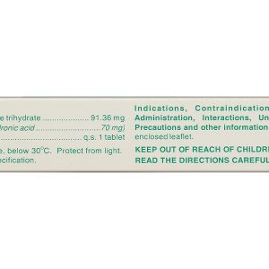 Alenbe 70mg trị loãng xương ở phụ nữ sau mãn kinh (2 vỉ x 2 viên)