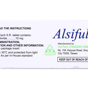 Alsiful S.R Tablets 10mg trị phì đại tuyến tiền liệt (3 vỉ x 10 viên)