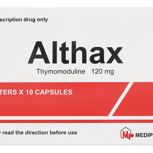 Althax 120mg hỗ trợ điều trị viêm mũi dị ứng, nhiễm khuẩn hô hấp (3 vỉ x 10 viên)