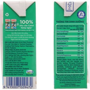 Sữa bột pha sẵn Anlene đậm đặc 4x giàu canxi hương vani (4 hộp x 125ml)