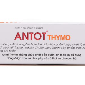 Dung dịch uống Antot Thymo tăng đề kháng, phục hồi sức khoẻ hộp 20 ống