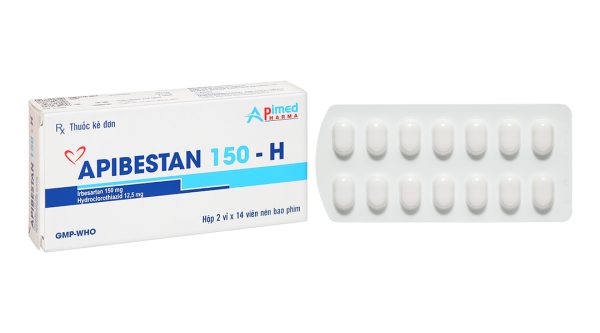 Apibestan 150 - H trị tăng huyết áp (2 vỉ x 14 viên)