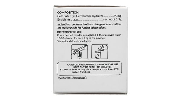 Bột pha hỗn dịch Armten 90 trị các trường hợp nhiễm khuẩn vừa và nhẹ (10 gói x 1,5g)