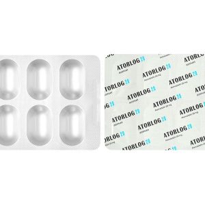 Atorlog 20 điều trị tăng cholesterol toàn phần và LDL-cholesterol (3 vỉ x 10 viên)