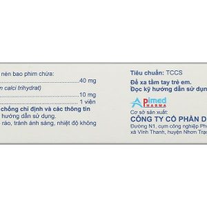 Atorpa-E 40/10 phòng ngừa bệnh tim mạch và trị tăng cholesterol máu (3 vỉ x 10 viên)
