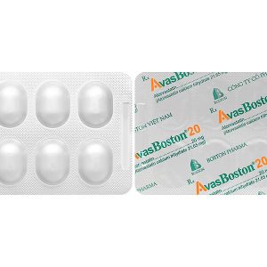 Avasboston 20 điều trị rối loạn mỡ máu (5 vỉ x 10 viên)