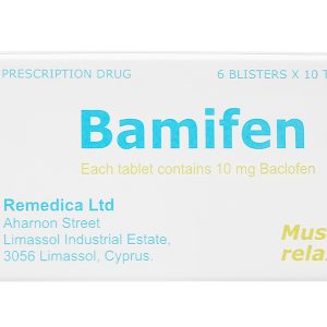 Bamifen 10mg giãn cơ, giảm co cứng cơ vân (6 vỉ x 10 viên)