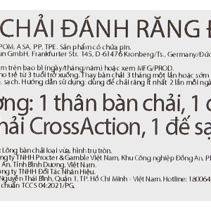 Bàn chải điện Oral-B Pro 500 CrossAction D16.513