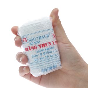 Băng thun y tế 2 móc Bảo Thạch (0.075m x 3m)