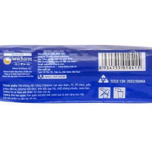 Băng vệ sinh ban đêm Diana Sensi Cool Fresh có cánh gói 4 miếng