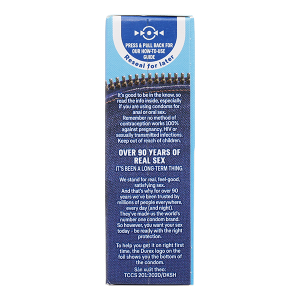 Bao cao su Durex Jeans ôm sát, bôi trơn 52.5mm hộp 3 cái