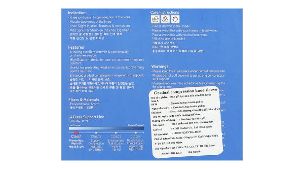 Bao đeo đầu gối Dr. Med DR-K021 size S
