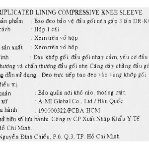 Bao đeo đầu gối Dr. Med DR-K090 size S