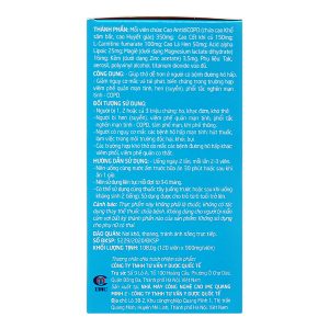 Bảo Khí Khang hỗ trợ các bệnh đường hô hấp hộp 120 viên