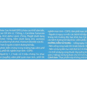 Bảo Khí Khang hỗ trợ các bệnh đường hô hấp hộp 20 viên