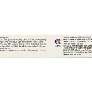 Bảo Phế Vương hỗ trợ thanh phế, giảm đờm, giảm ho hộp 20 viên