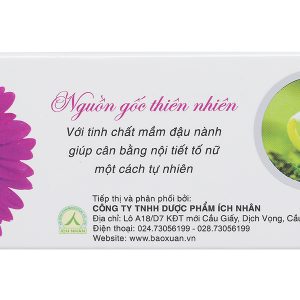 Bảo Xuân tuổi 50+ giúp cân bằng nội tiết tố nữ hộp 30 viên