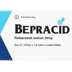 Bepracid 20 trị trào ngược dạ dày - thực quản (1 vỉ x 14 viên)