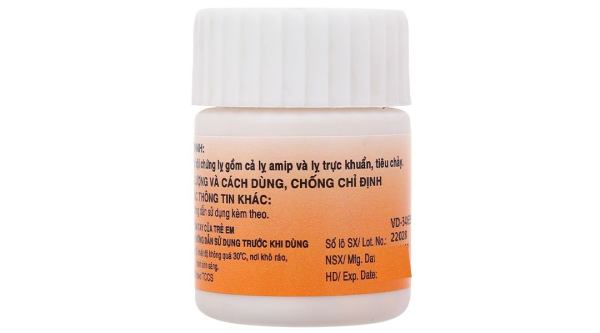 Berberal 10mg trị lỵ gồm lỵ amid và lỵ trực khuẩn, tiêu chảy chai 120 viên