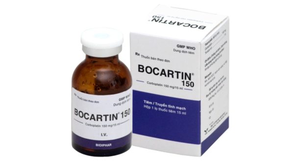 Dung dịch tiêm Bocartin 150mg/15ml điều trị ung thư buồng trứng, ung thư phổi chai 15ml