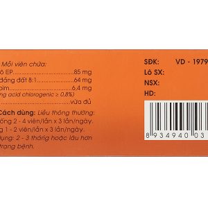 Viên bao phim Boganic hỗ trợ trị suy giảm chức năng gan, viêm gan (5 vỉ x 20 viên)