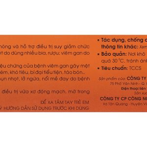 Viên bao phim Boganic hỗ trợ trị suy giảm chức năng gan, viêm gan (5 vỉ x 20 viên)