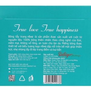 Bông tẩy trang đa dụng Niva an toàn, dịu nhẹ cho da hộp 80 miếng