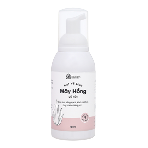 Bọt vệ sinh phụ nữ Mây Hồng Lô Hội giúp khử mùi, kháng khuẩn chai 150ml