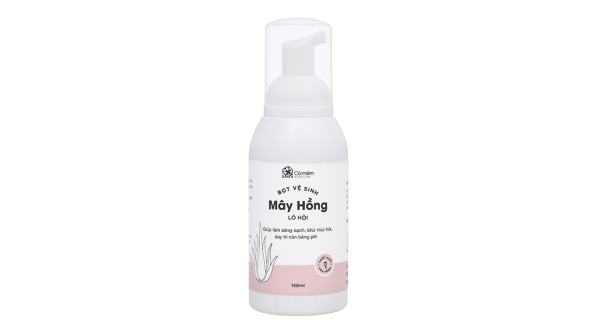 Bọt vệ sinh phụ nữ Mây Hồng Lô Hội giúp khử mùi, kháng khuẩn chai 150ml