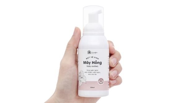 Bọt vệ sinh phụ nữ Mây Hồng Trầu Không giúp khử mùi, kháng khuẩn chai 150ml