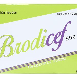 Brodicef 500 trị nhiễm khuẩn (3 vỉ x 10 viên)