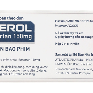 Bterol 150mg trị tăng huyết áp (2 vỉ x 14 viên)