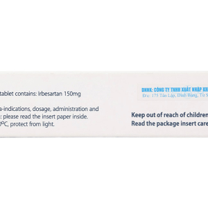 Bterol 150mg trị tăng huyết áp (2 vỉ x 14 viên)