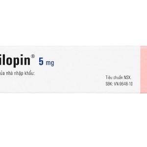 Cardilopin 5mg trị tăng huyết áp, đau thắt ngực (3 vỉ x 10 viên)