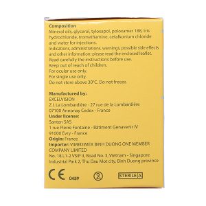 Nhũ tương nhỏ mắt Cationorm dưỡng ẩm, bôi trơn mắt (30 ống x 0,4ml)