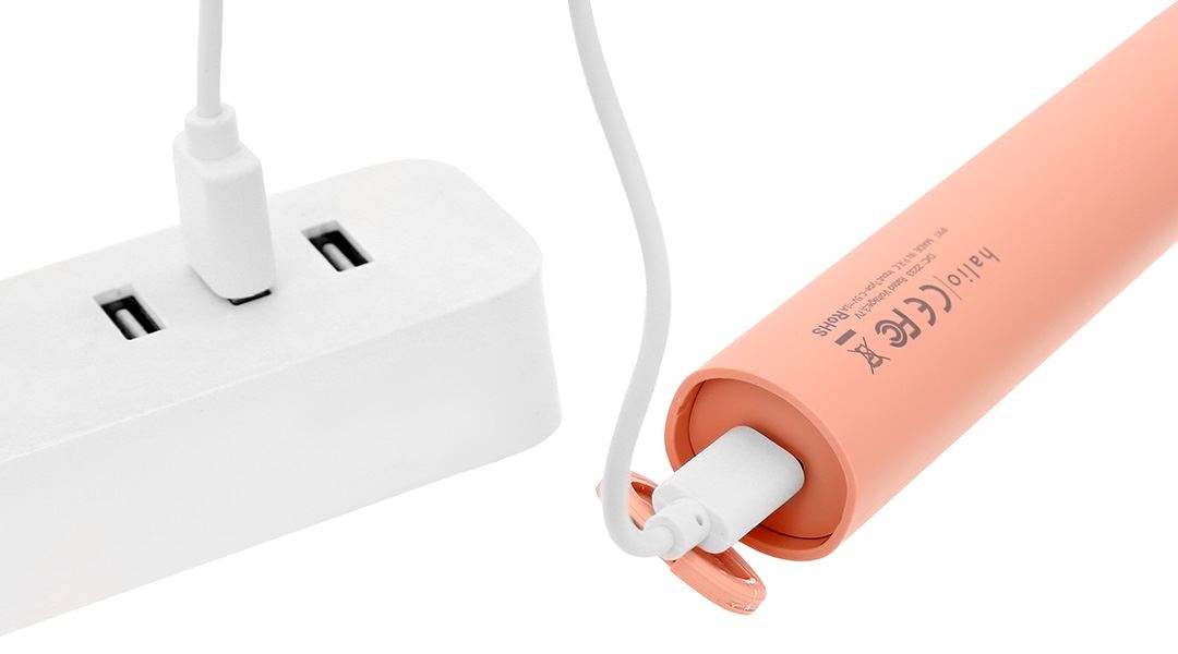 Hướng dẫn sạc điện bàn chải điện Halio