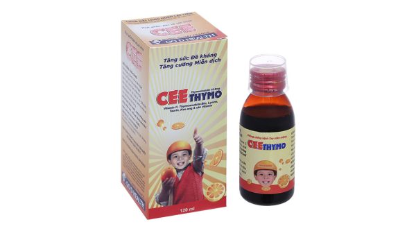 Siro Cee Thymo hỗ trợ tăng đề kháng chai 120ml