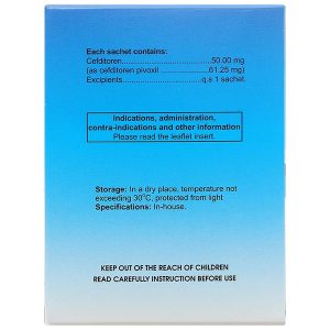 Cốm pha hỗn dịch Cefriven 50 điều trị các nhiễm khuẩn (21 gói x 0.5g)