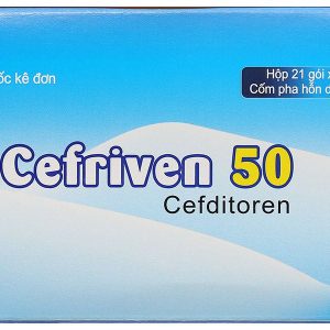 Cốm pha hỗn dịch Cefriven 50 điều trị các nhiễm khuẩn (21 gói x 0.5g)