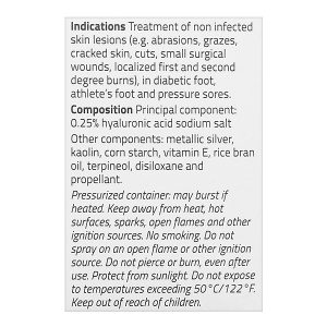 Chai xịt Hyalo4 Silver Spray hỗ trợ điều trị vết thương chai 50ml