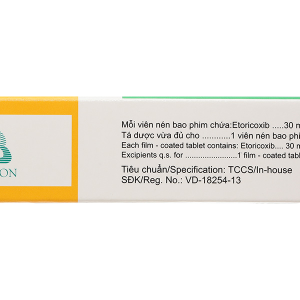 Chitogast 30 trị triệu chứng các bệnh viêm xương khớp cấp và mạn tính (3 vỉ x 10 viên)