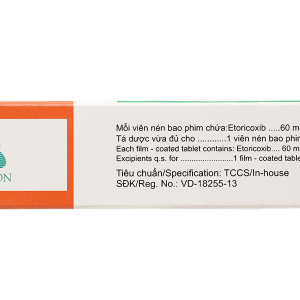 Chitogast 60 trị triệu chứng các bệnh viêm xương khớp cấp và mạn tính (3 vỉ x 10 viên)