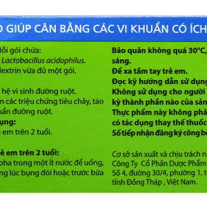 Cốm pha hỗn dịch uống Probio cân bằng hệ vi sinh đường ruột hộp 14 gói