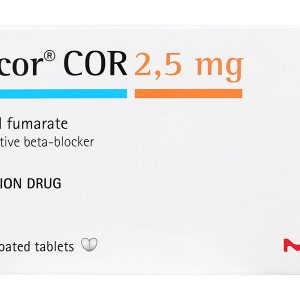 Concor 2.5mg trị bệnh suy tim mạn tính ổn định (3 vỉ x 10 viên)