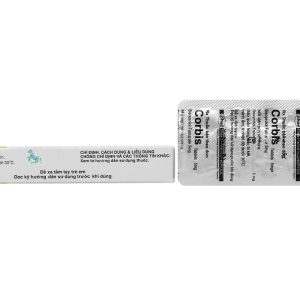 Corbis Tablets 5mg trị tăng huyết áp, đau thắt ngực (2 vỉ x 10 viên)