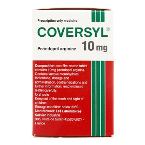 Coversyl 10mg trị tăng huyết áp, bệnh động mạch vành ổn định hộp 30 viên