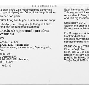 Cozaar XQ 5/100mg trị tăng huyết áp (3 vỉ x 10 viên)