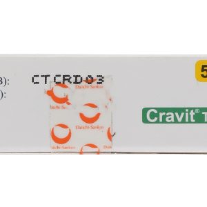 Cravit Tab 750 trị nhiễm khuẩn nhẹ, trung bình và nghiêm trọng (1 vỉ x 5 viên)