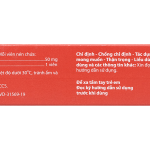Crybotas 50 trị cơn đau cách hồi do bệnh động mạch chi dưới (3 vỉ x 10 viên)